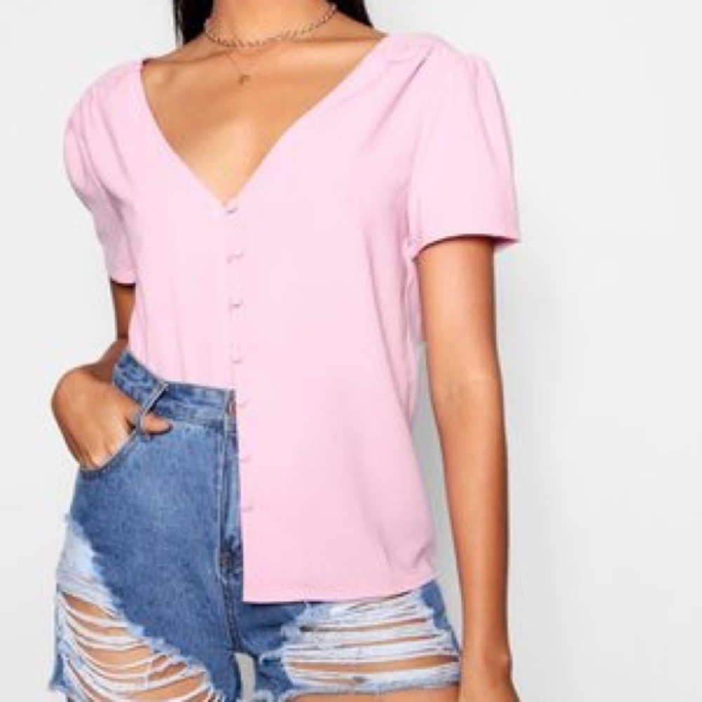Boohoo Button down Blouse
